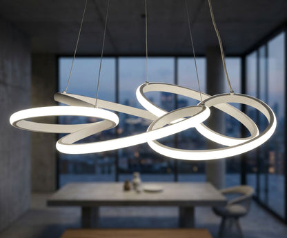 Plafondlamp Glovy Led Ceiling Lamp White Ø 55×120 cm
