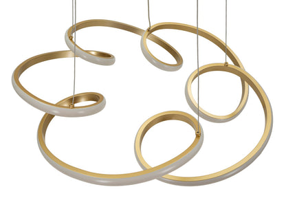 Plafondlamp Glovy Led Ceiling Lamp Gold Ø 55×120 cm
