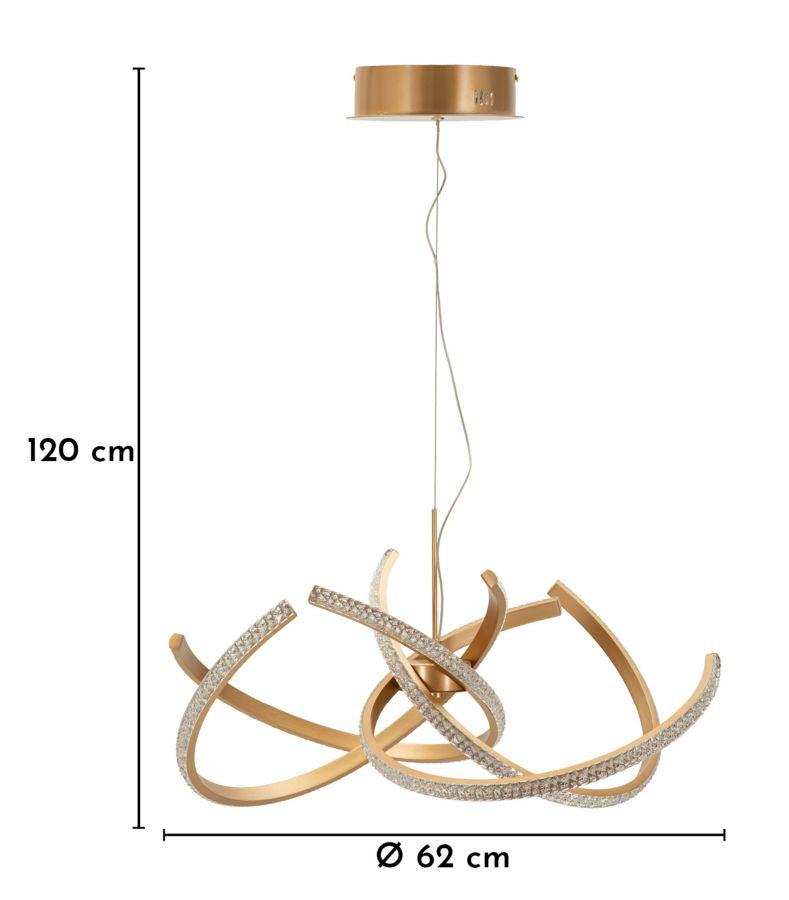 Plafondlamp Celtic Led Ceiling Lamp Ø 62×120 cm
