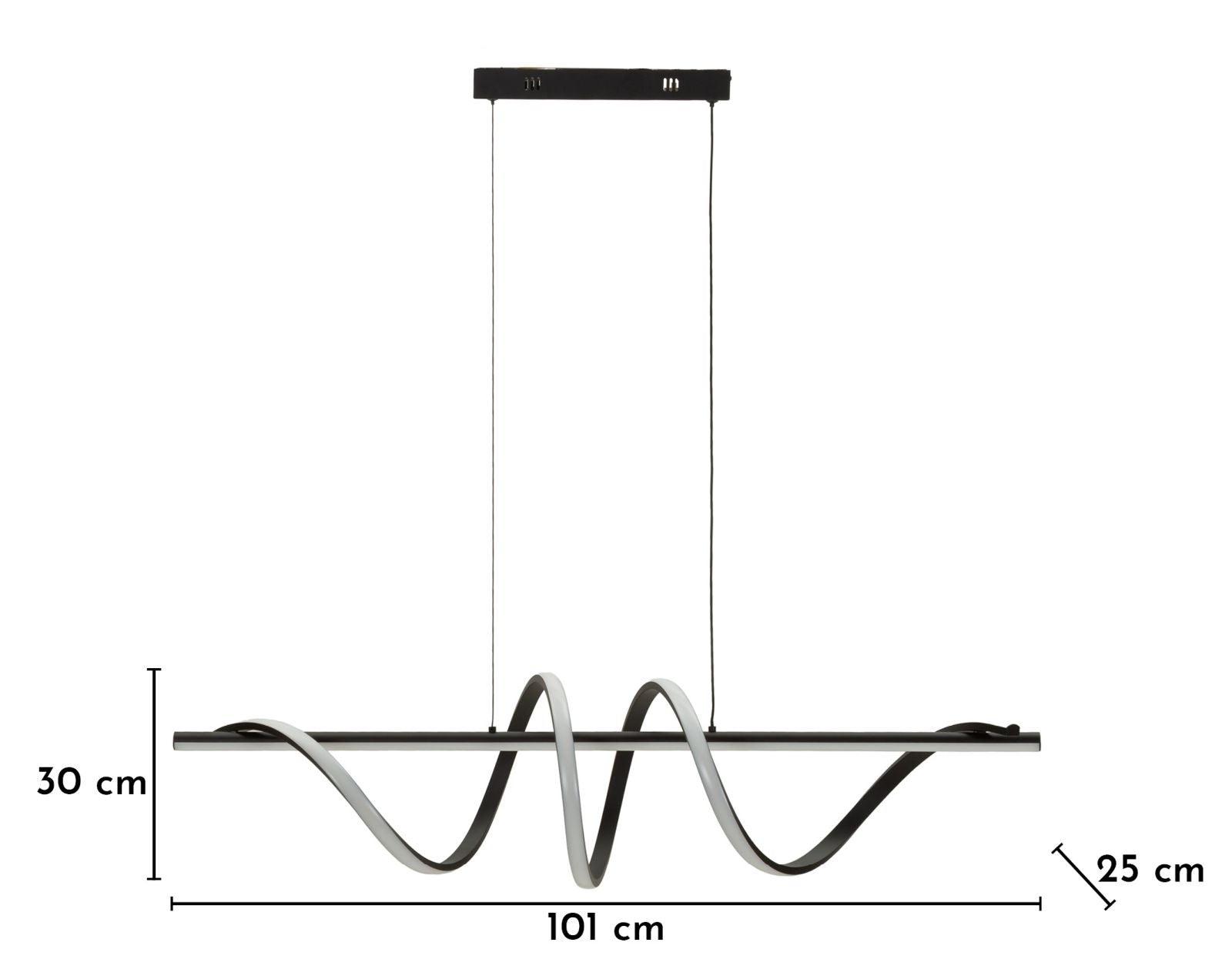 Plafondlamp Spiral Led Ceiling Lamp 101×25×30 cm