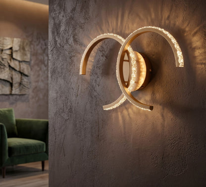 Wandlamp Led Wall Lamp Double C 41×8,5×24 cm