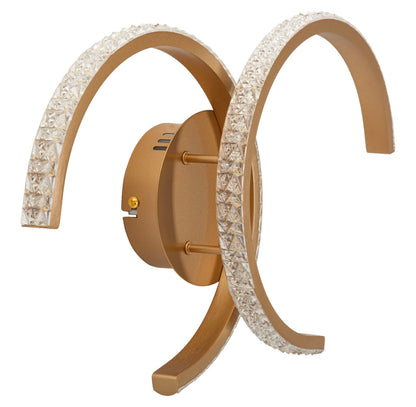 Wandlamp Led Wall Lamp Double C 41×8,5×24 cm