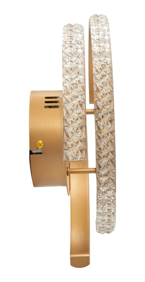 Wandlamp Led Wall Lamp Double C 41×8,5×24 cm