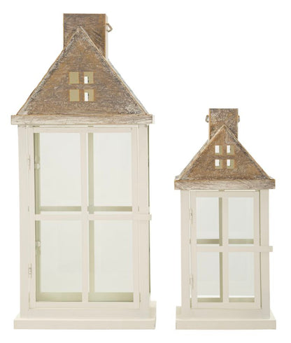 Lantaarn Home Lantern Set 2 Pcs 24,5×24,5×55 cm