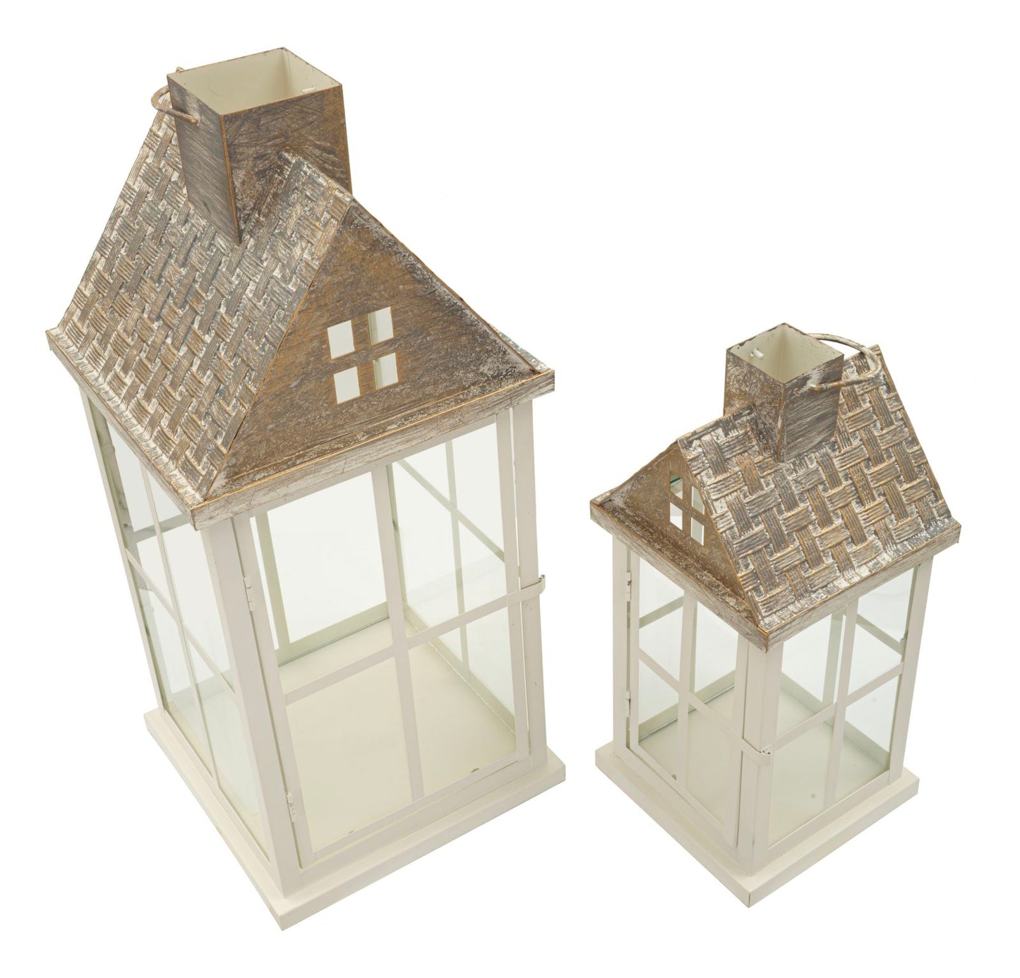 Lantaarn Home Lantern Set 2 Pcs 24,5×24,5×55 cm