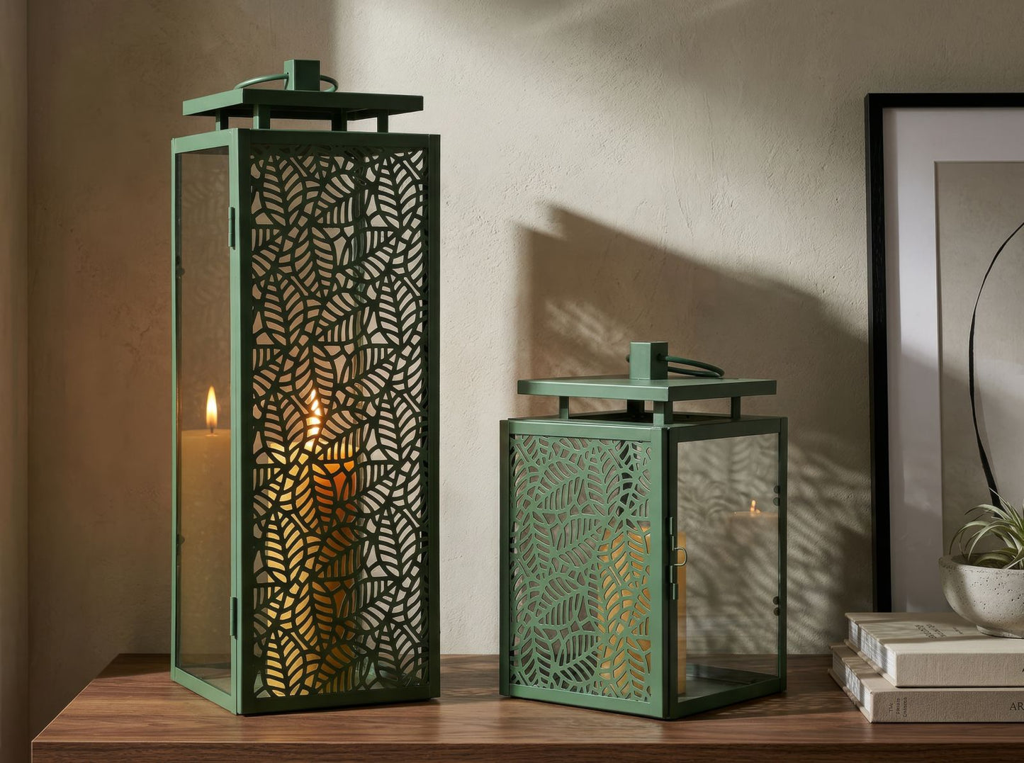 Lantaarn Hall Lantern Set 2 Pcs 15×14,5×41,5 cm