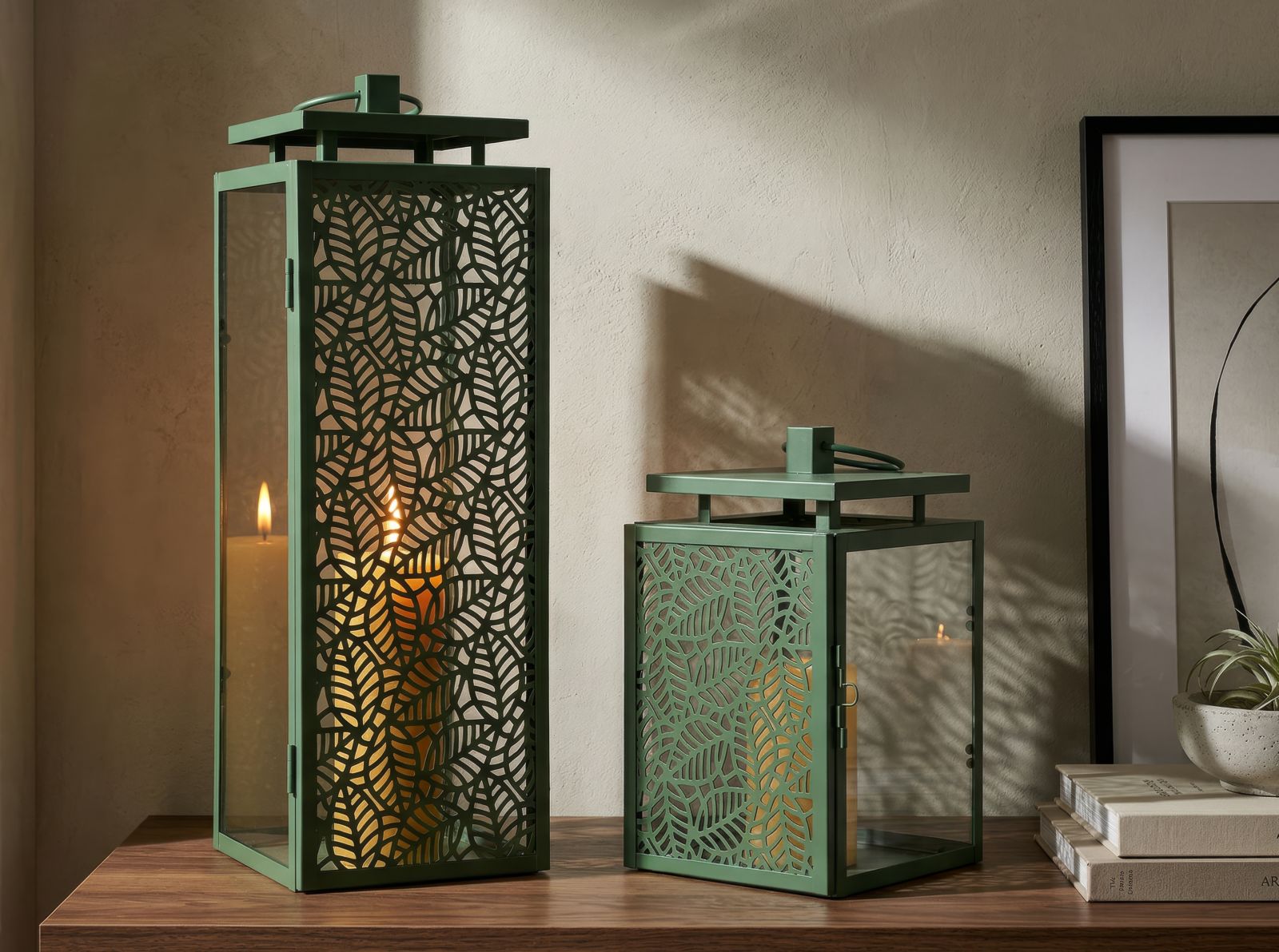 Lantaarn Hall Lantern Set 2 Pcs 15×14,5×41,5 cm