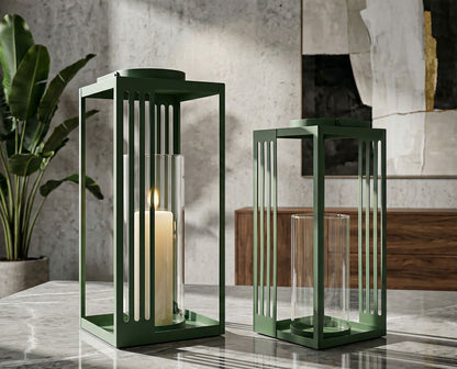 Lantaarn Linee Lantern Set 2 Pcs 18,3×18,3×43,5 cm
