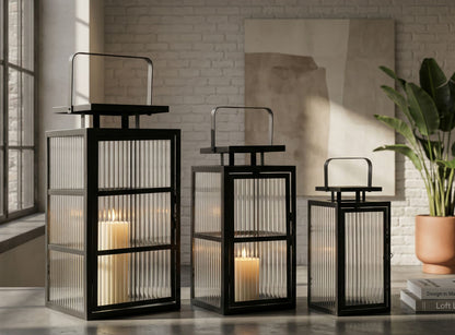 Lantaarn Andromeda Lantern Set 3 Pcs 25,5×25×50 cm