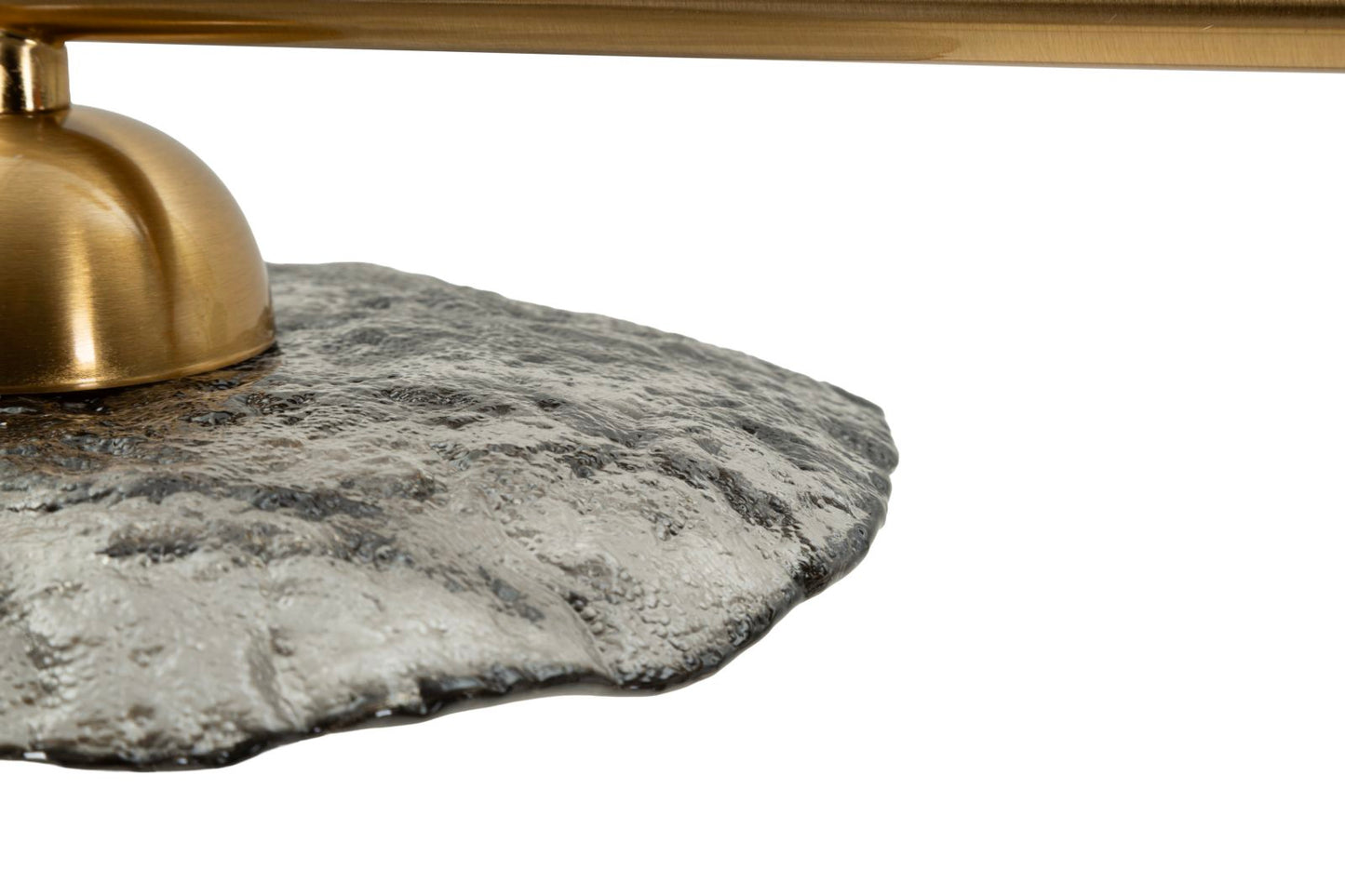 Plafondlamp Emily 3 Light Ceiling Lamp Grey Glass 100×24×18 cm