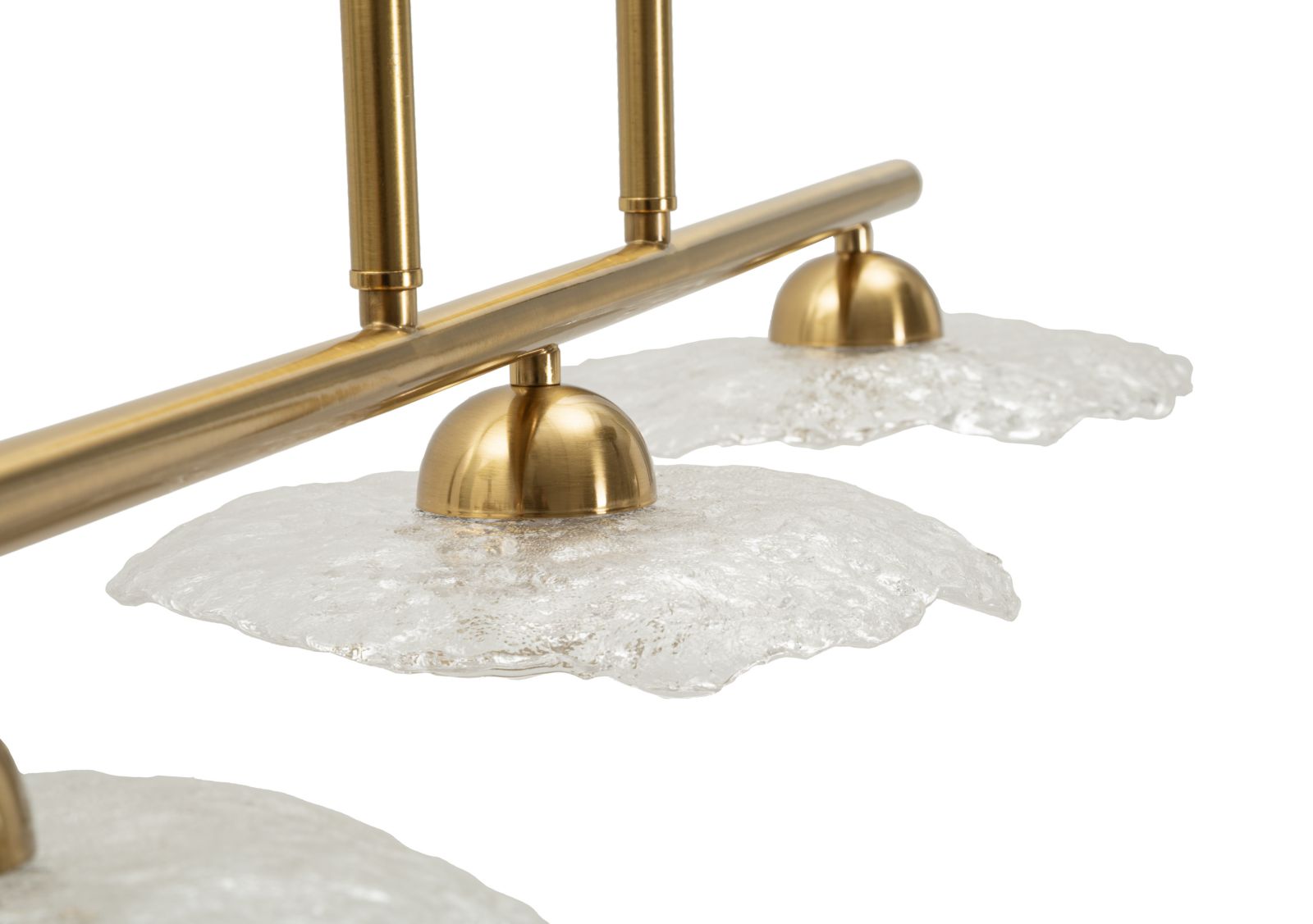 Plafondlamp Emily 3 Light Ceiling Lamp Trasparent Glass 100×24×18 cm