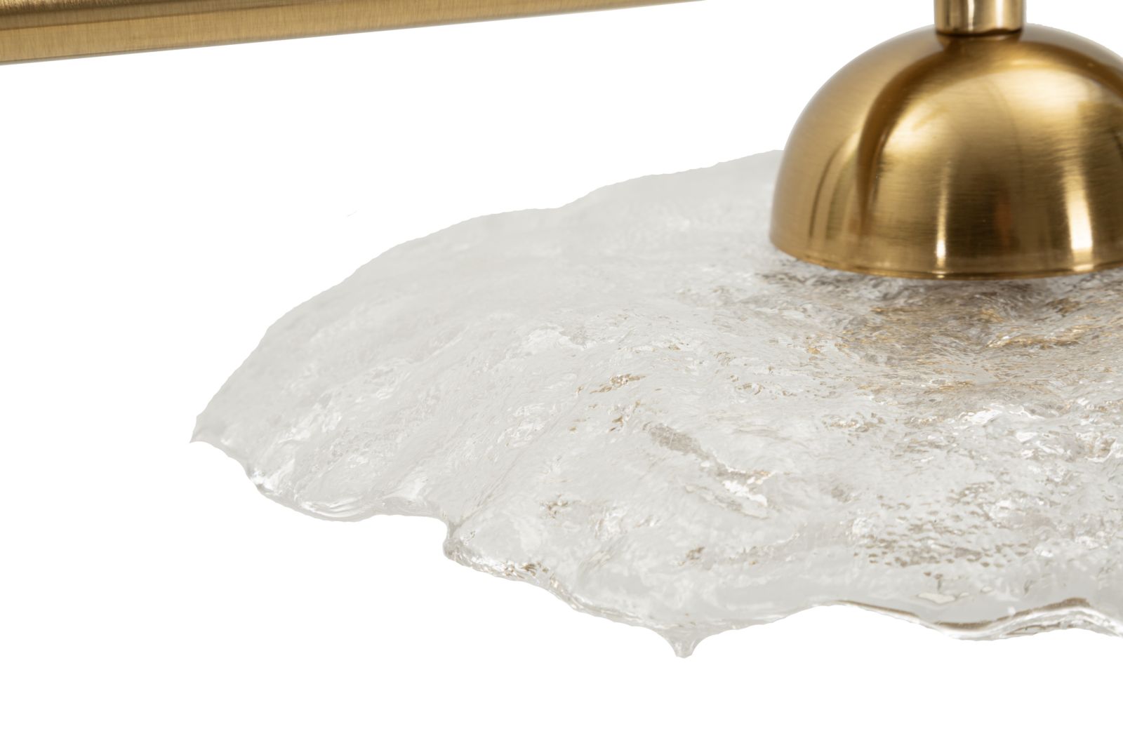 Plafondlamp Emily 3 Light Ceiling Lamp Trasparent Glass 100×24×18 cm