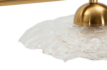 Plafondlamp Emily 3 Light Ceiling Lamp Trasparent Glass 100×24×18 cm