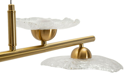 Plafondlamp Emily 5 Light Ceiling Lamp Trasparent Glass 100×24×18 cm
