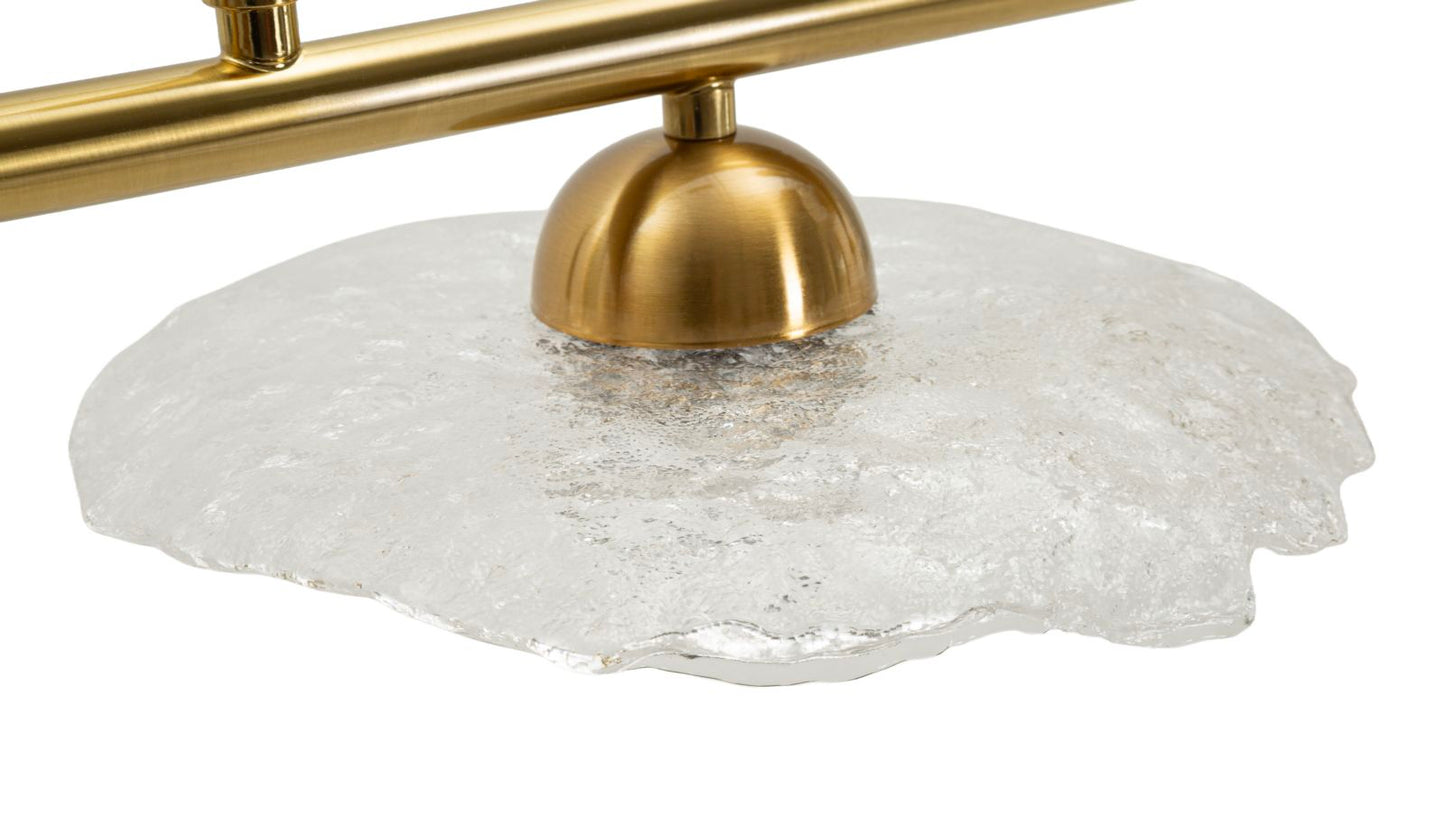 Plafondlamp Emily 5 Light Ceiling Lamp Trasparent Glass 100×24×18 cm