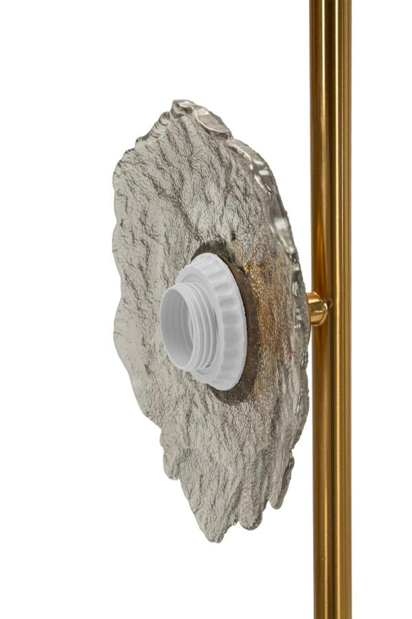 Plafondlamp Emily Vertical Ceiling Lamp Grey Glass 15×16×110 cm