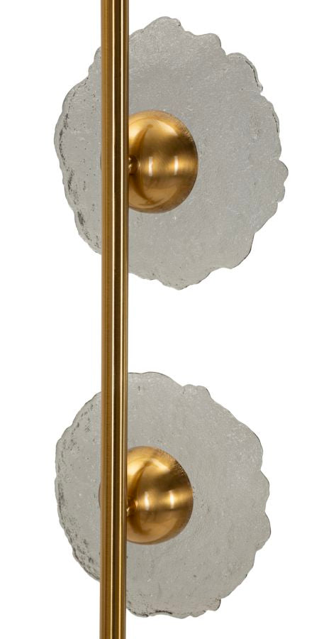 Plafondlamp Emily Vertical Ceiling Lamp Grey Glass 15×16×110 cm