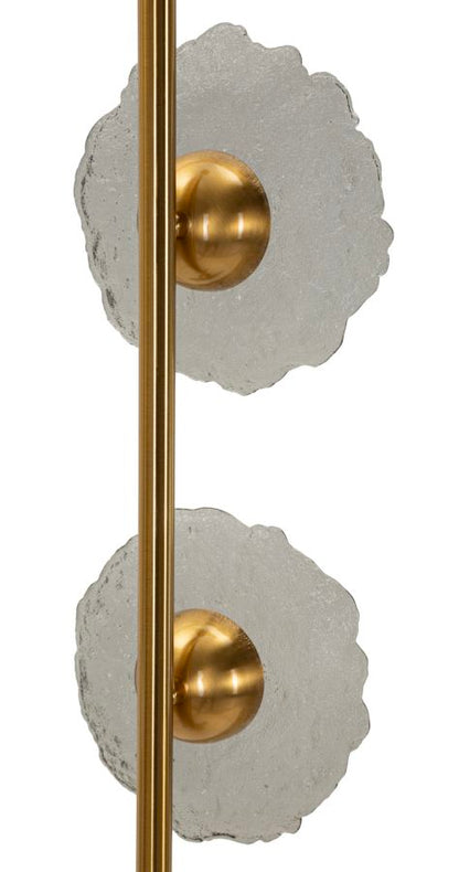 Plafondlamp Emily Vertical Ceiling Lamp Grey Glass 15×16×110 cm