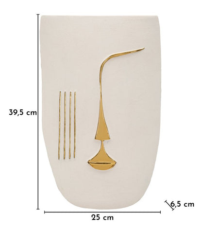 Wanddecoratie Mumbasa 25×6,5×39,5 cm