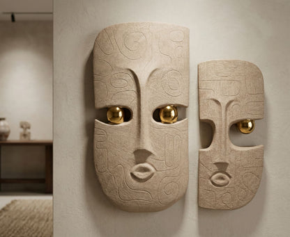 Wanddecoratie Dakar Set 2pcs 20×6×40 cm