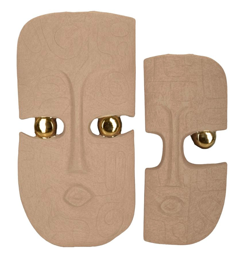 Wanddecoratie Dakar Set 2pcs 20×6×40 cm