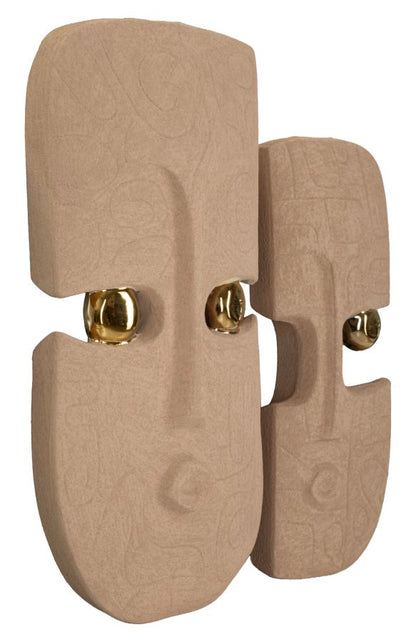 Wanddecoratie Dakar Set 2pcs 20×6×40 cm