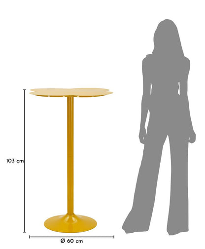 Bartafel Clox Bar Table Mustard Ø 60×103 cm