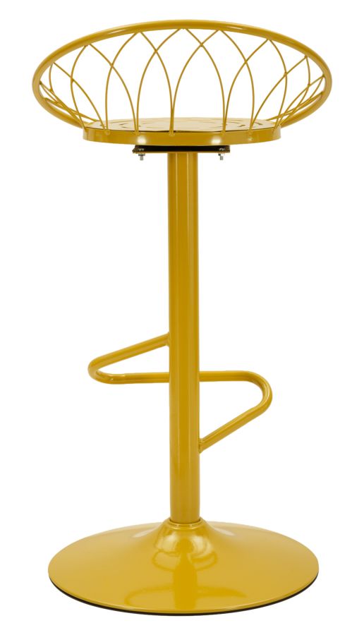 Barkruk Clox Bar Stool Mustard 49×45×92 cm
