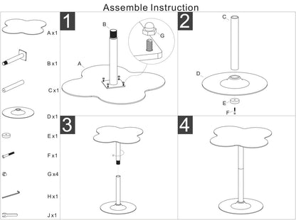 Bartafel Clox Bar Table Tail Ø 60×103 cm