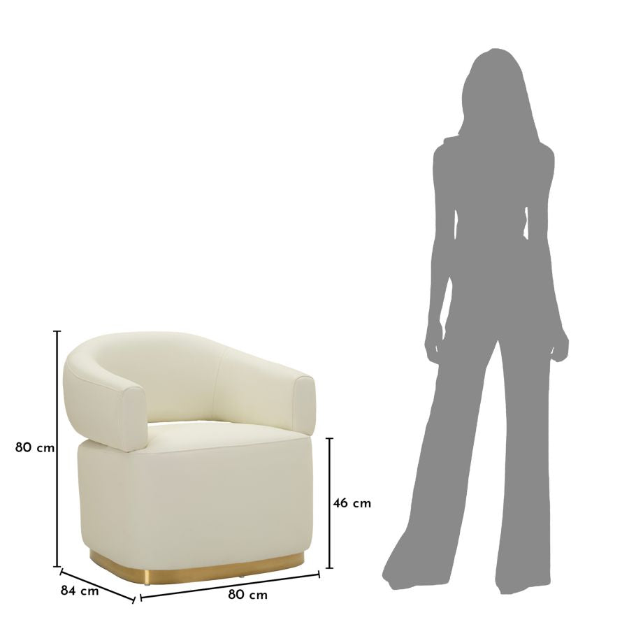 Fauteuil Minsk Plus Arm Chair 80×84×80 cm