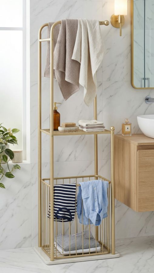 Handdoekhouder Root Towel Holder 40×30×122 cm