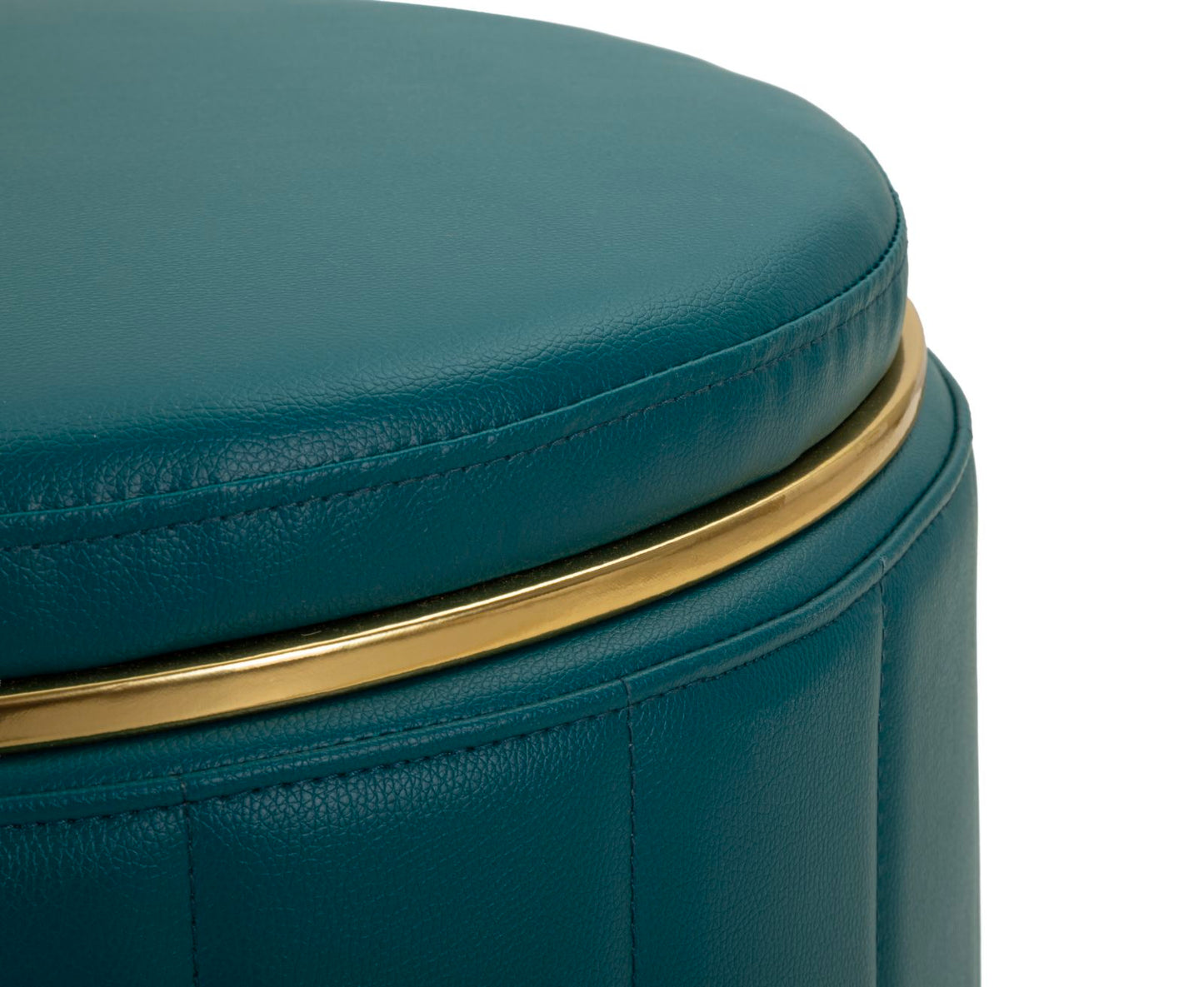 Poef London Pouf With Storage Tail Ø 46,5×44 cm