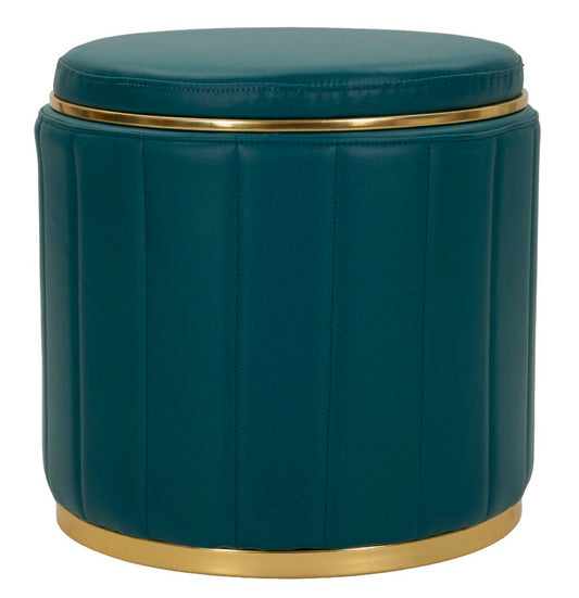 Poef London Pouf With Storage Tail Ø 46,5×44 cm