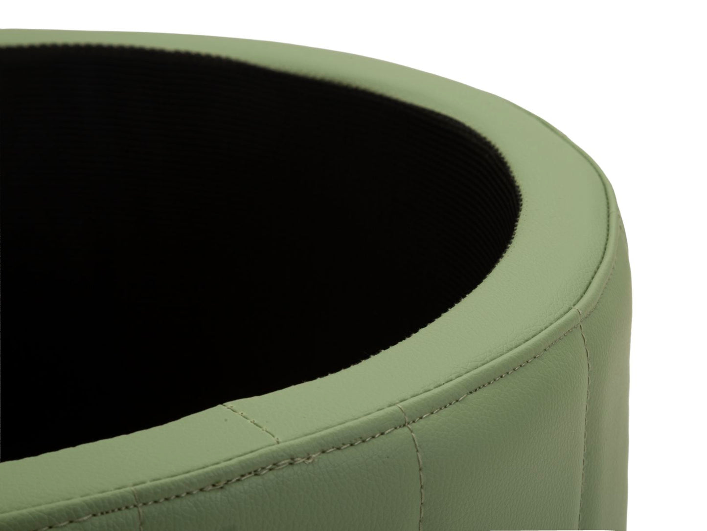 Poef London Pouf With Storage Green Ø 46,5×44 cm