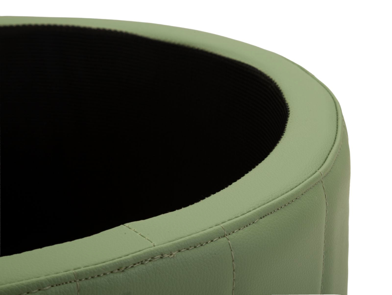 Poef London Pouf With Storage Green Ø 46,5×44 cm
