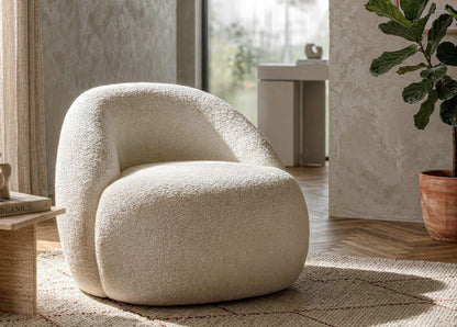 Fauteuil Ginevra Armchair White 81×78×64 cm