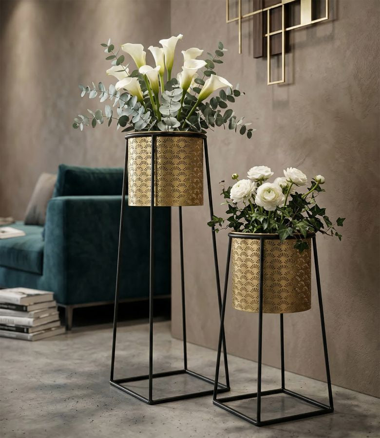 Bloemenhouder Flower Holder Couple Cup Ø 26×70 cm