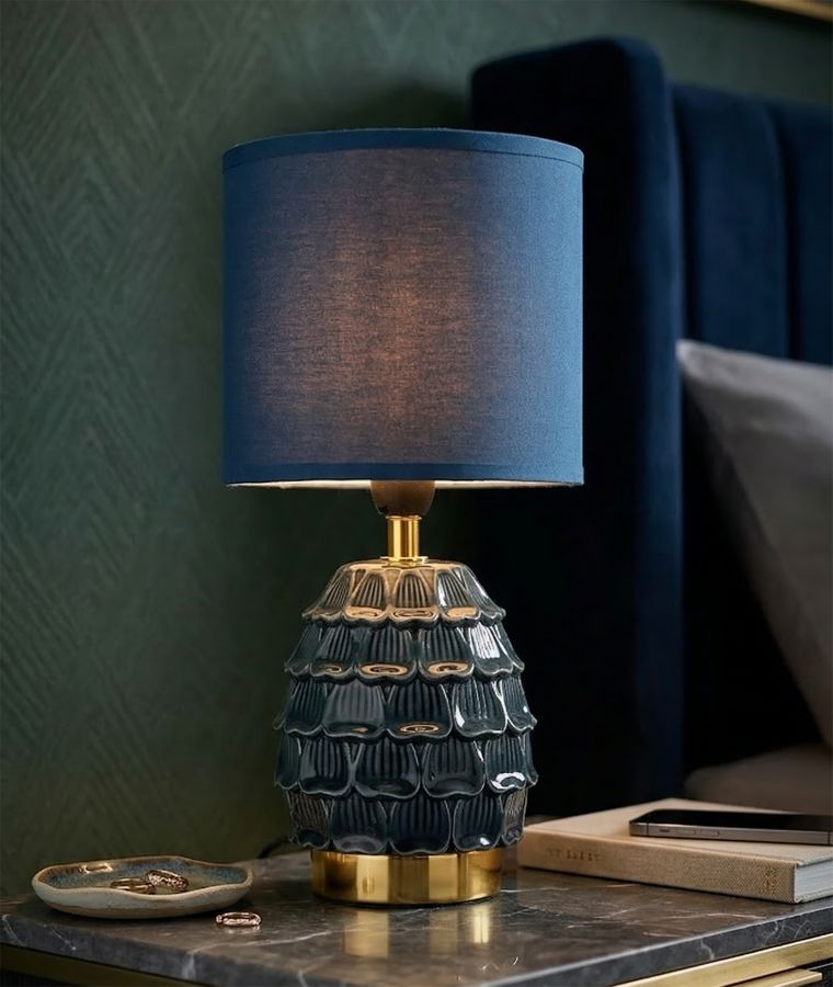 Tafellamp Badside Lamp Pigny Blue Ø 15×30,5 cm