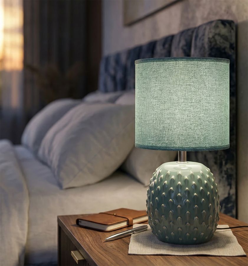 Tafellamp Badside Lamp Pontus Turquoise Ø 14×27 cm