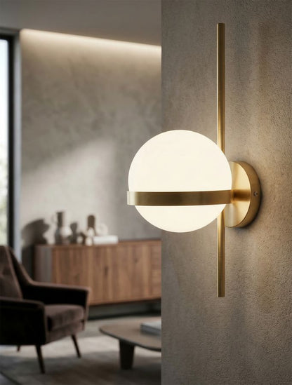 Wandlamp Glamy Circle 15×20×40 cm