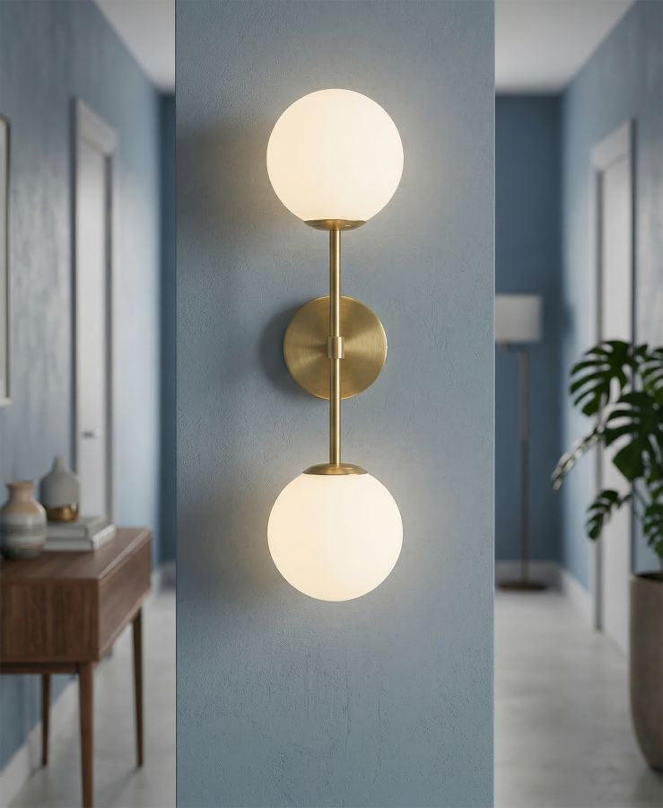 Wandlamp Glamy Doppia 15×21×55 cm