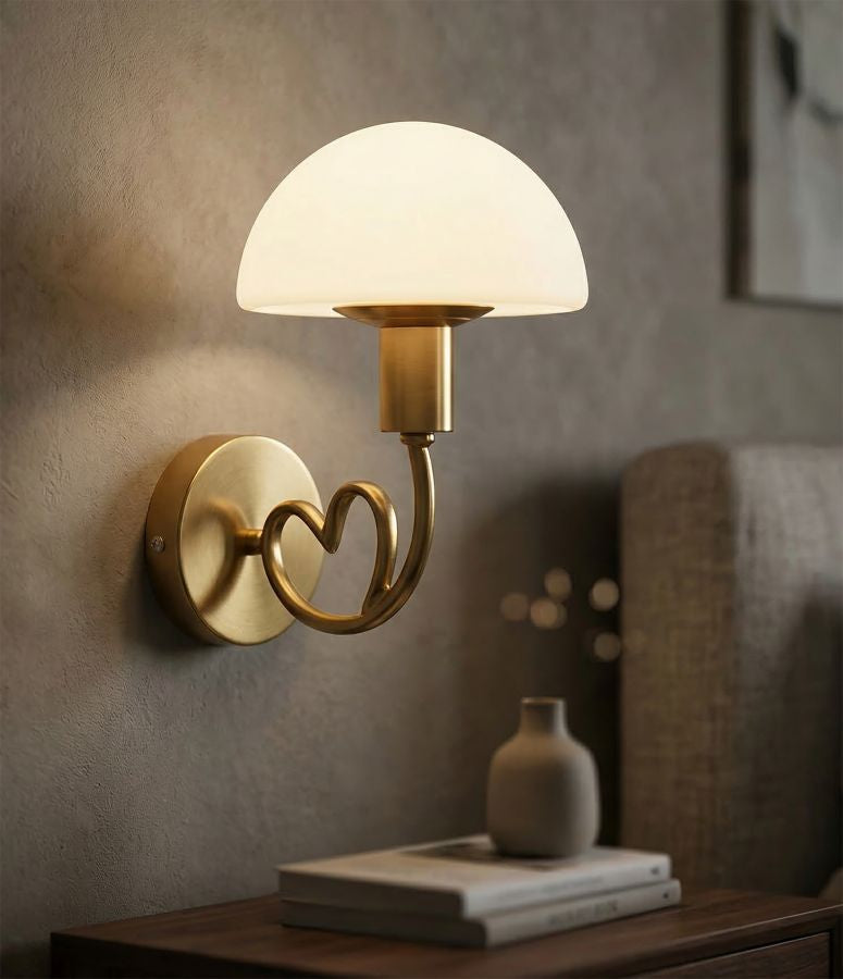 Wandlamp Lovy Gold 23×15×22 cm