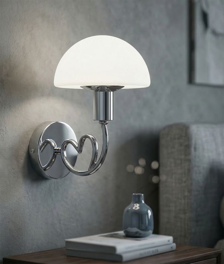 Wandlamp Lovy Silver 23×15×22 cm