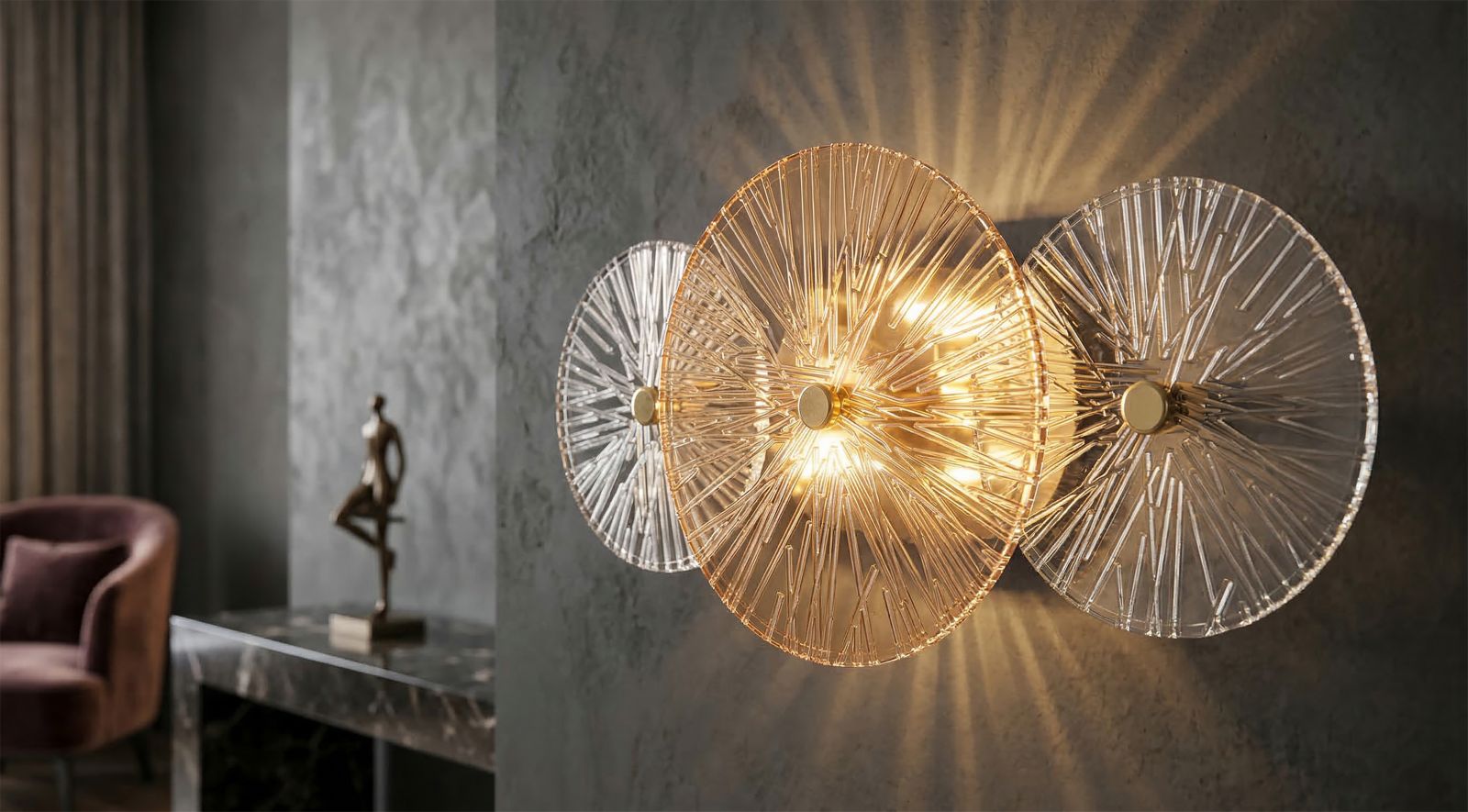 Wandlamp Osaka Wall Lamp 42×8×20 cm