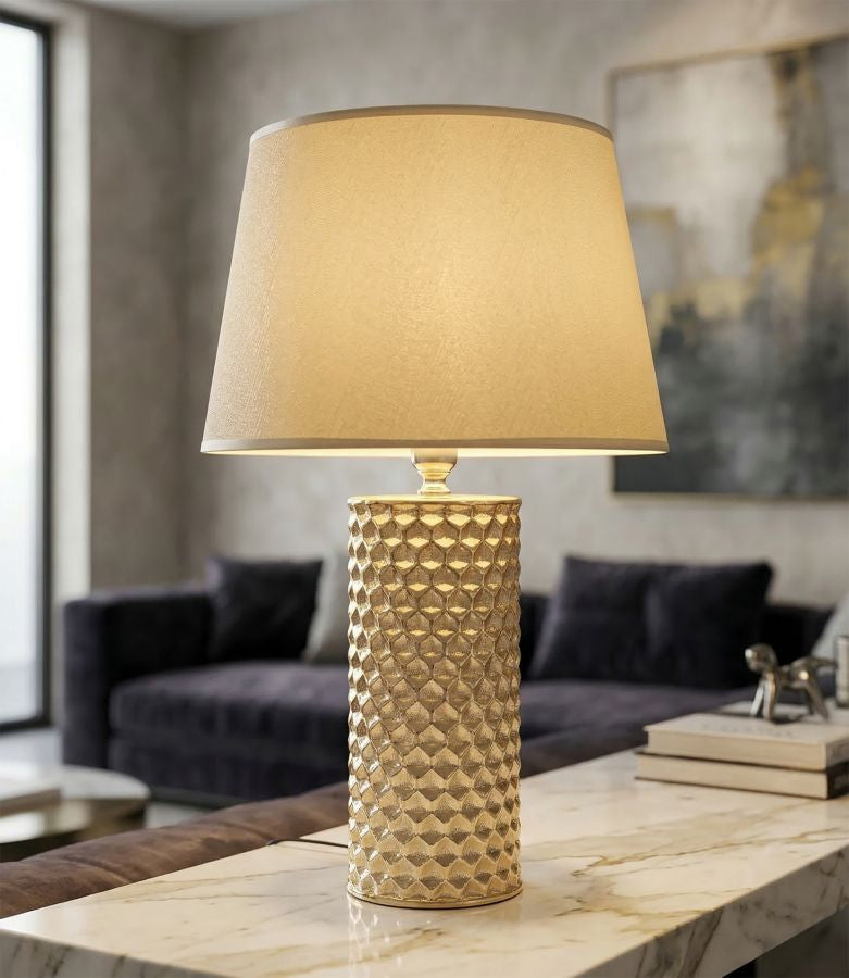 Tafellamp Glam Gold Ø 30×47,5 cm