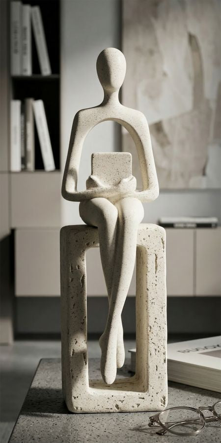 Decoratie Single Stons Figurine Cm 8,5 6,5 24