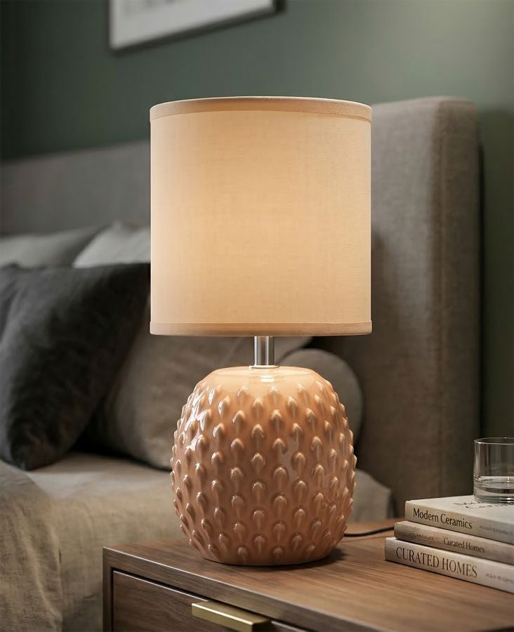 Tafellamp Badside Lamp Pontus Peach Ø 14×27 cm