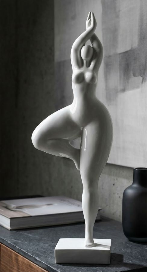 Decoratie Woman Yoga 16×9×45,8 cm