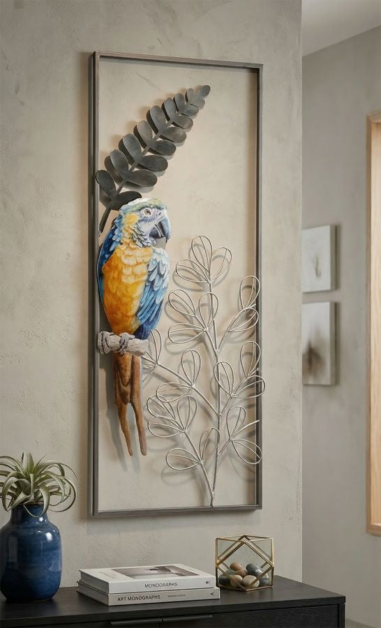Wanddecoratie Parrot 28,6×2,5×74,3 cm