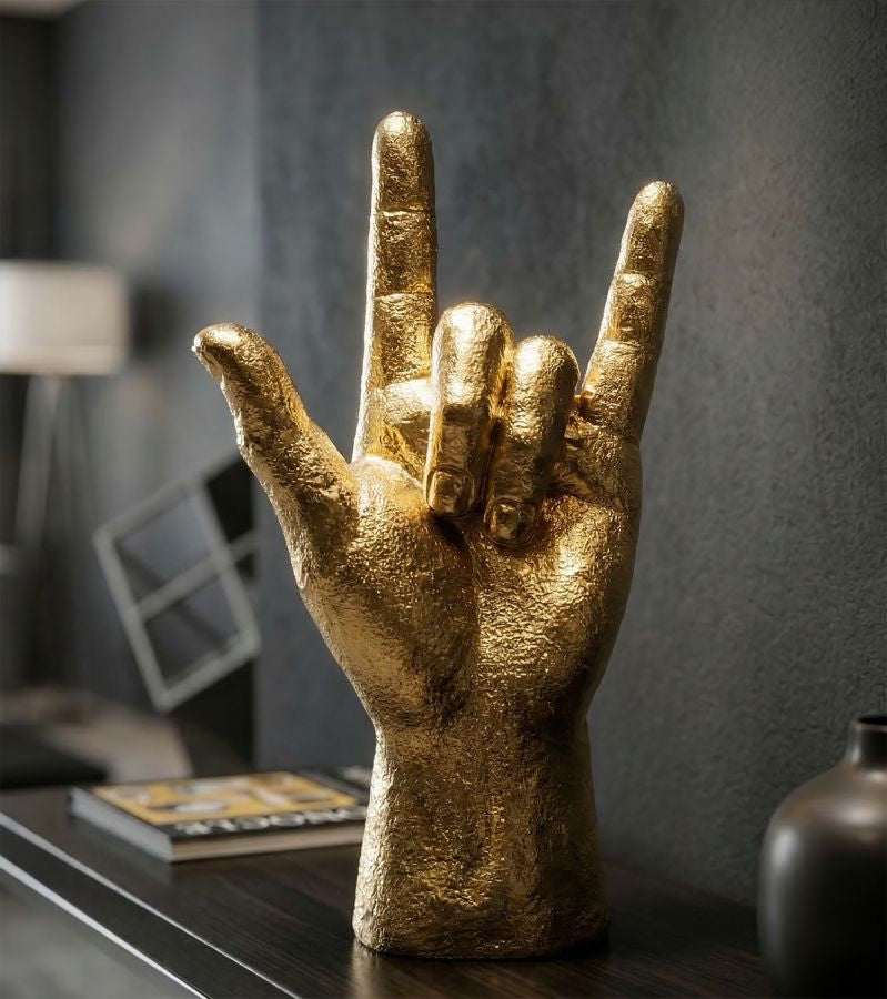 Decoratie Yeah Hand 14,5×7×23 cm